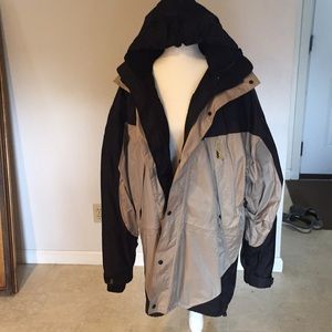 Strearns rain jacket removable fleece liner